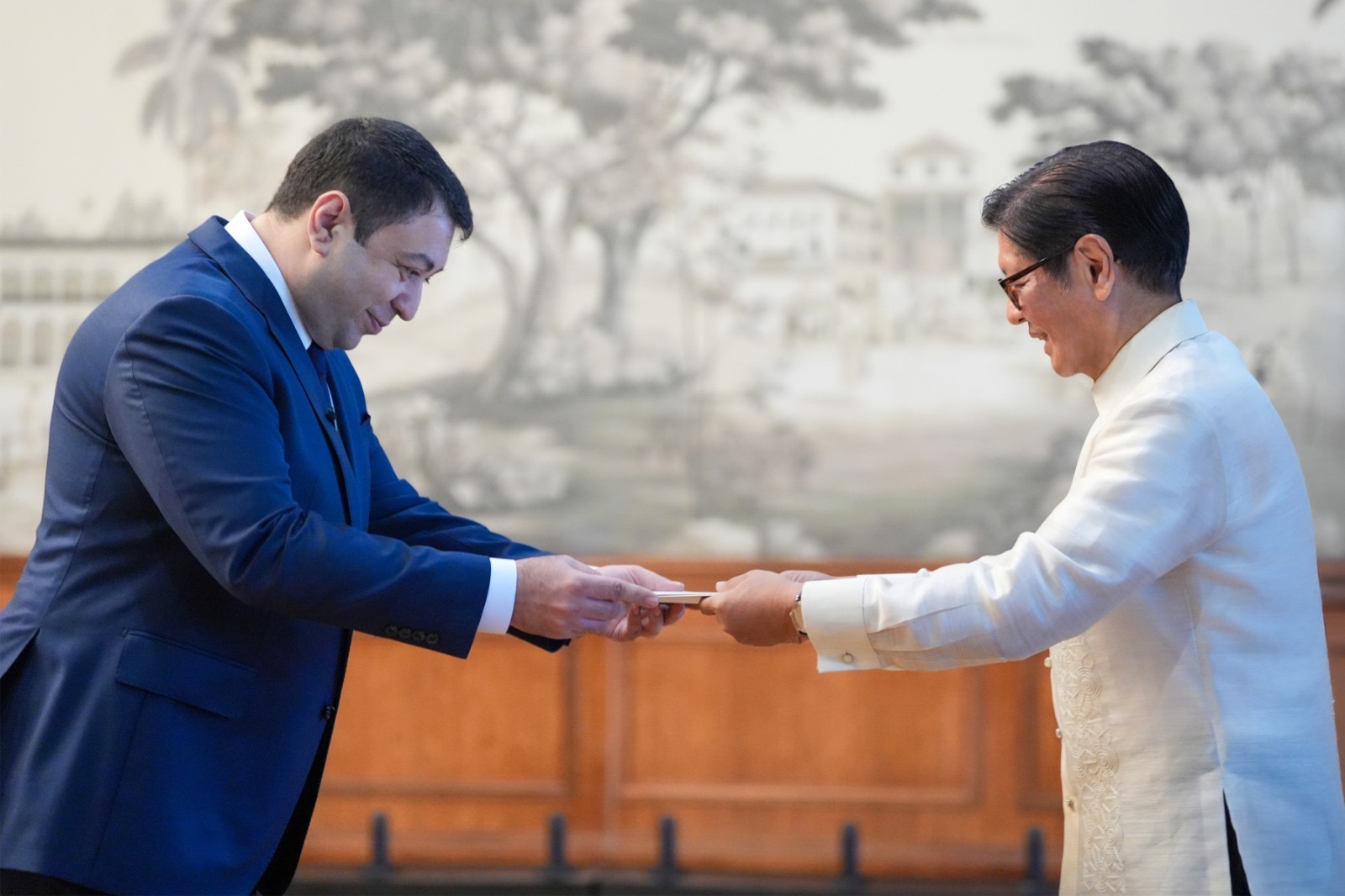 Ambassador Ramil Rzayev presented his letter of credence to the President of the Republic of the Philippines Ferdinand Romualdez Marcos Jr. Xeber basligi